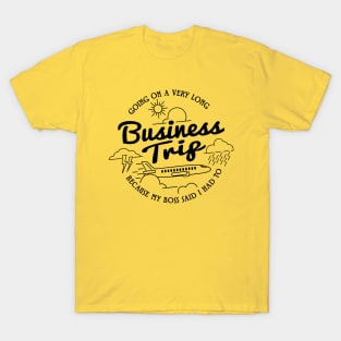 Business Trip Adventure Outdoors Nature Vintage Handcrafted Retro Graphic T-Shirt